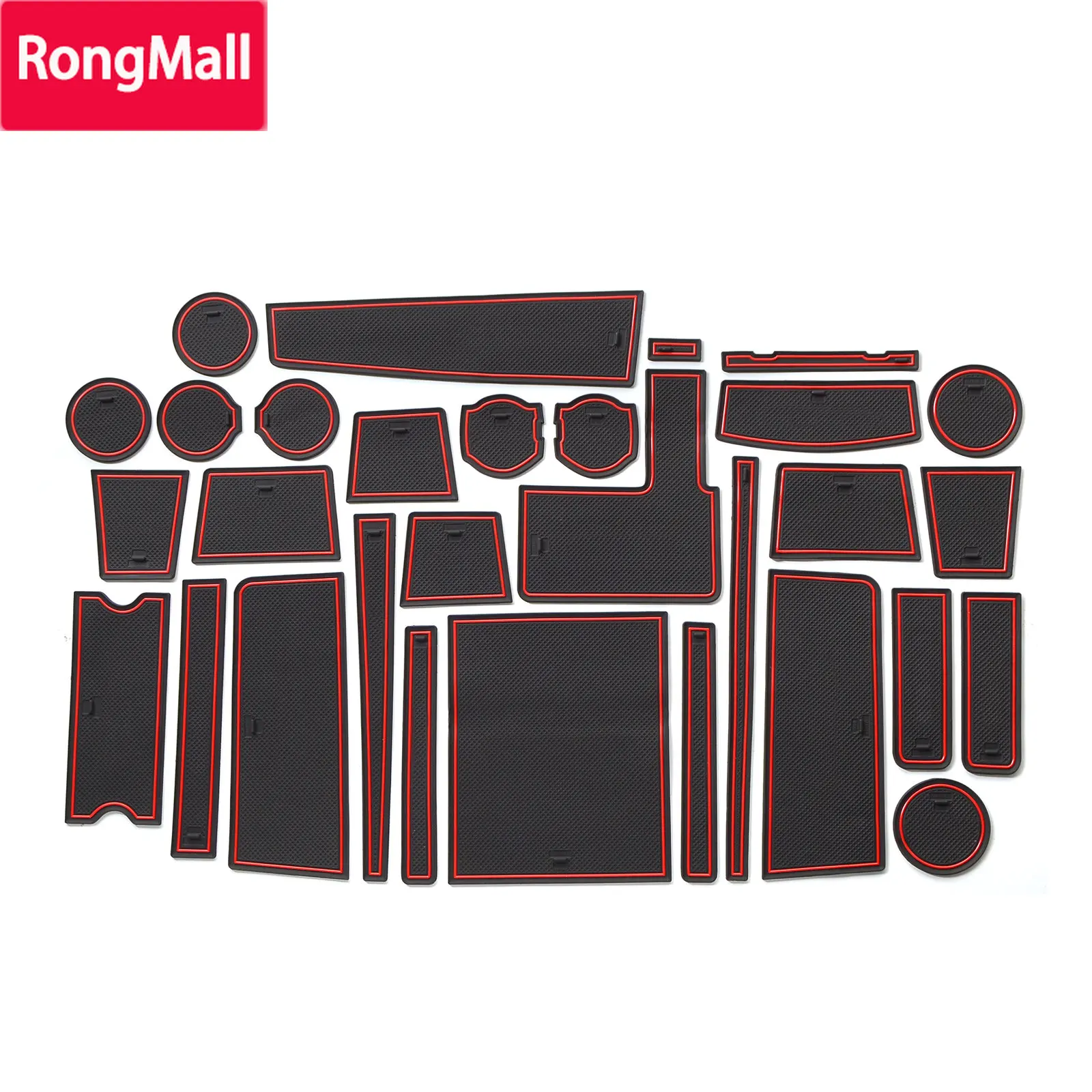 

Car Gate Slot Mat for Ford Explorer 2020-2022 Anti-Slip Slot Mats Accessories Cup Holders Rubber Door Pad