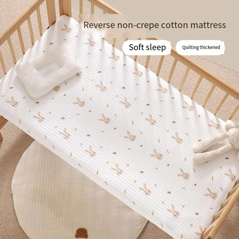 120*60CM Baby Bed Sheet Pure Cotton Patchwork Bed Sheet Baby Mattress Cover Newborn Children's Seasonal Cover crib sheets bed sheets