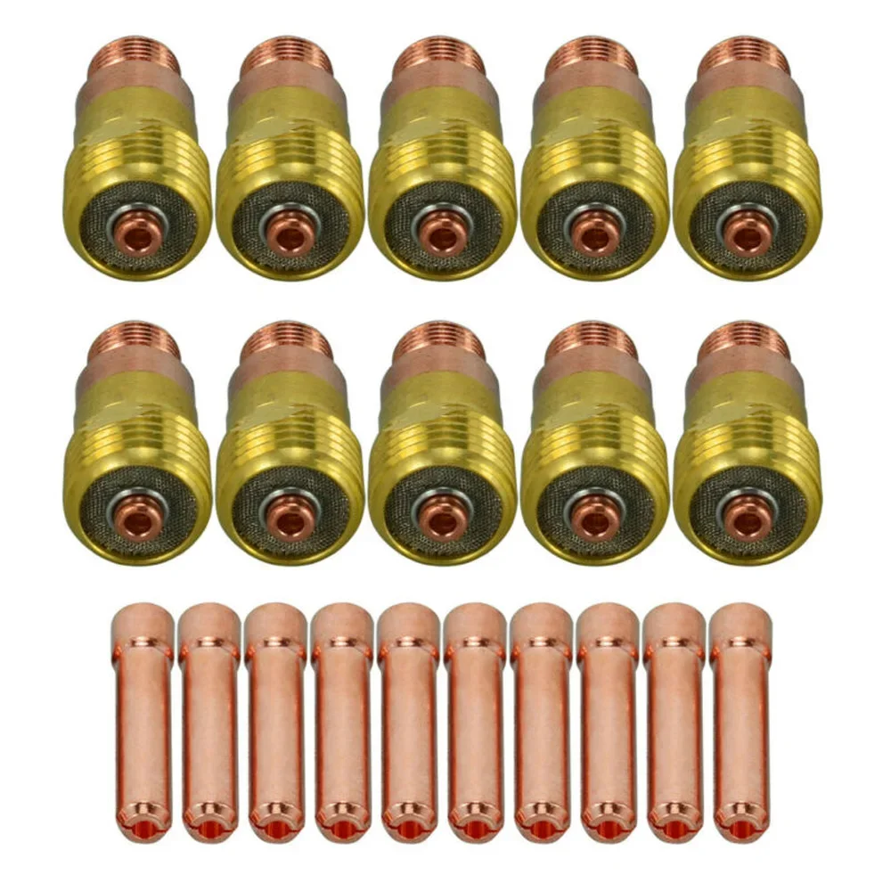 Welding Accessories 17GL332 Welding Accessories Fitting Gas Lens Welding parts kit 10N24S 20pcs 3/32