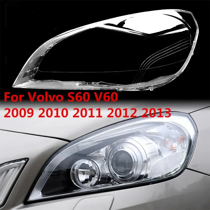 HTTCY For Volvo S60 V60 2009 2010 2011 2012 2013 front Car Headlight ...