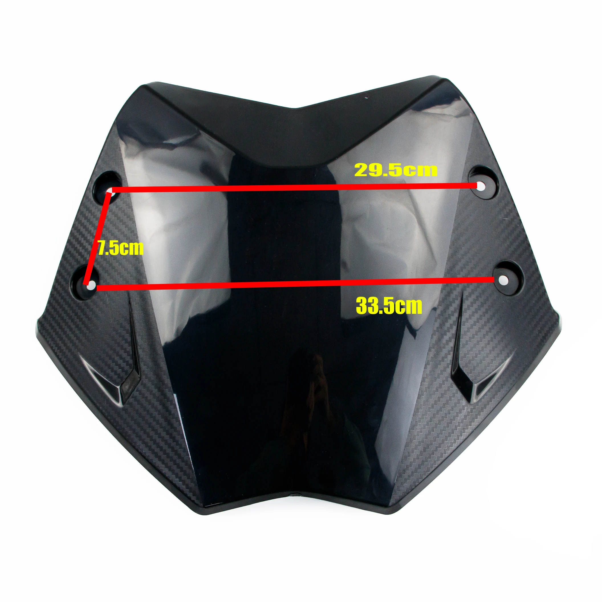 Motorcycle windshield Fit For 2012-2015 T-MAX 530 TMAX530 Motorcycle Windscreen Windshield Carbon Fiber Deflectors