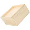 4 Pcs Puzzle Trays 12 3cm Wood Storage ganizer For 3D Puzzle Toy Blocks Sorting Unfinished Tray Eco Friendly Wooden 6