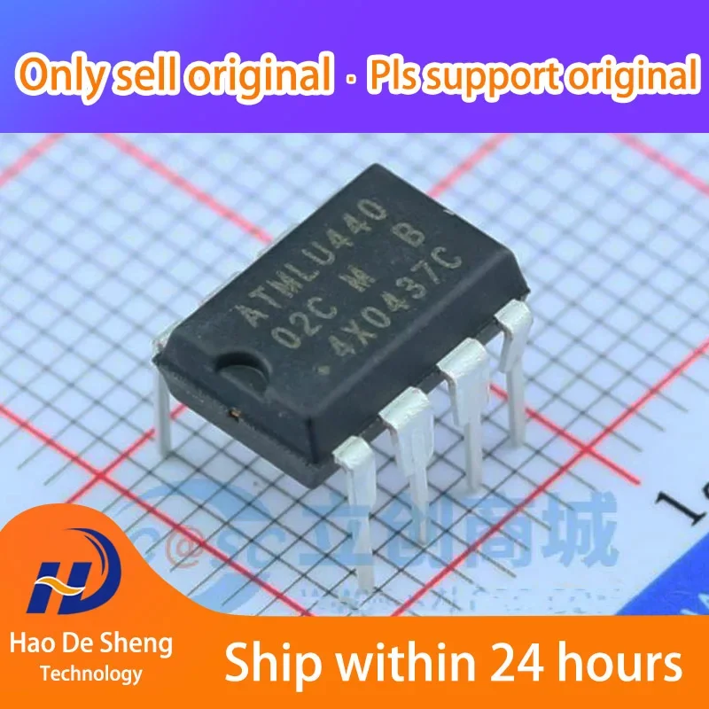 

10 шт./партия AT24C02C-PUM AT24C02C DIP-8 новая Оригинальная фотография