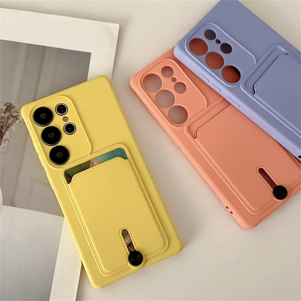 Premium Liquid Silicone Card Holder Case - Ultra Slim & Durable Design