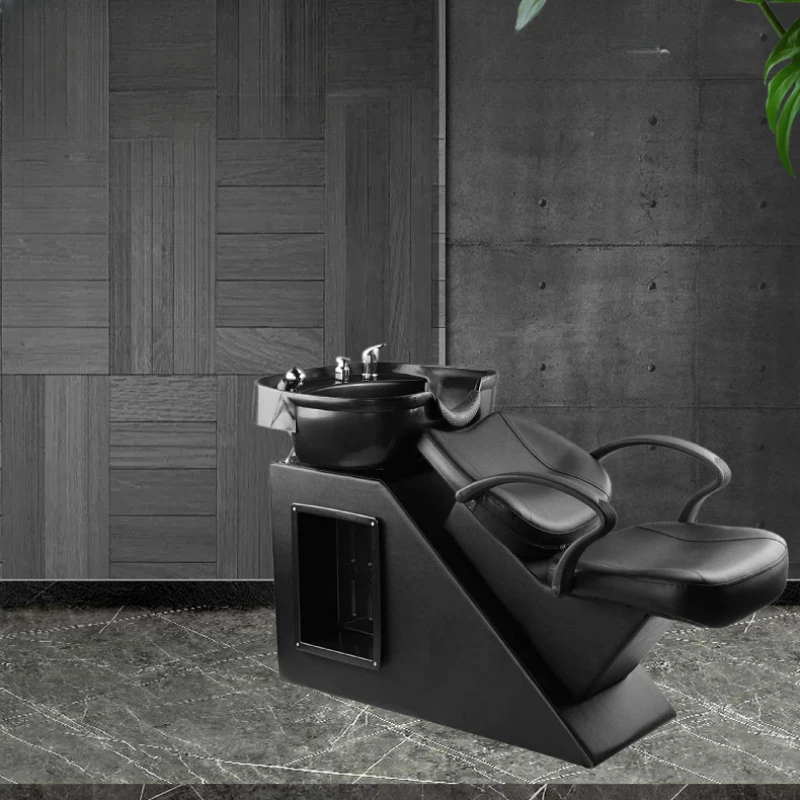 Hair Wash Luxury Shampoo Chairs Beauty Salon Minimalistic Ergonomics Shampoo Chairs Lounge Comfort Sillas Salon Furniture WZ50SC luxury comfort shampoo chairs hair wash shower equipment head spa massage table massageador barbeiro beauty furniture wkxf