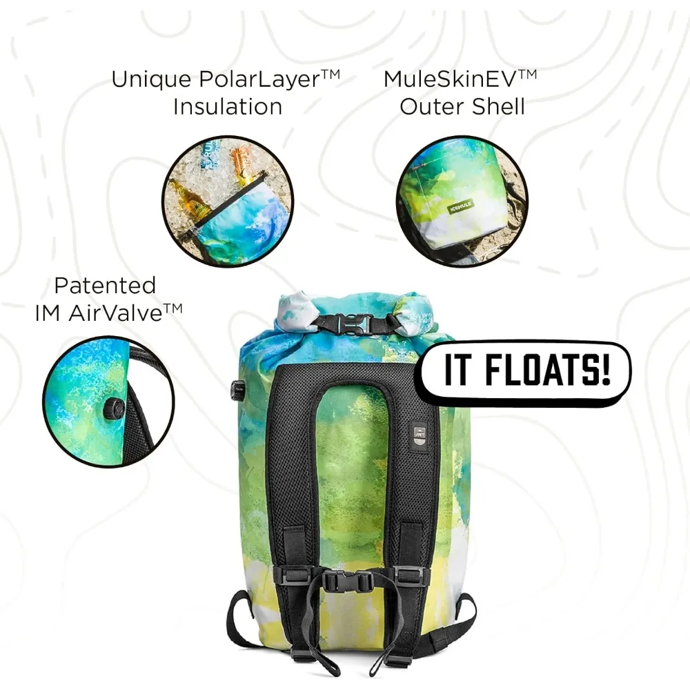 Jaunt Collapsible Backpack Cooler &ndash; Hands Free, 100% Waterproof, 24+ Hours Cooling, Soft Sided Cooler