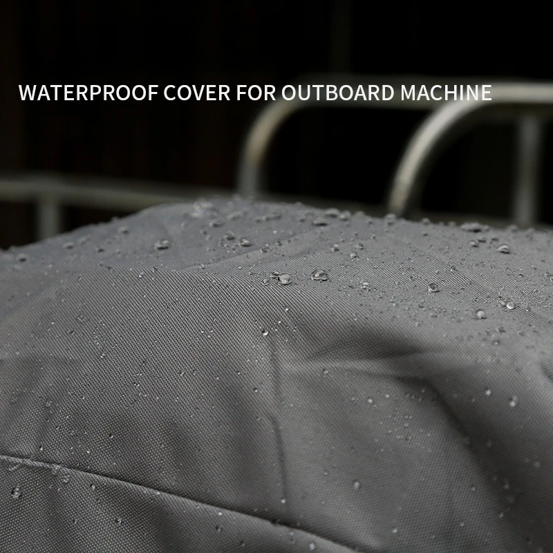 Waterproof Thick Sun Protective Cover Outboard Motor Boat Engine Propeller Boat Cover for 60-250HP