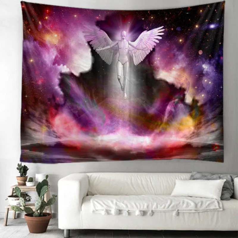 Psychedelic Dream Angel Wings Tapestry Bohemian Decoration For Home Tapestries Wall Stickers Decoration Wall Cloth Tapestries