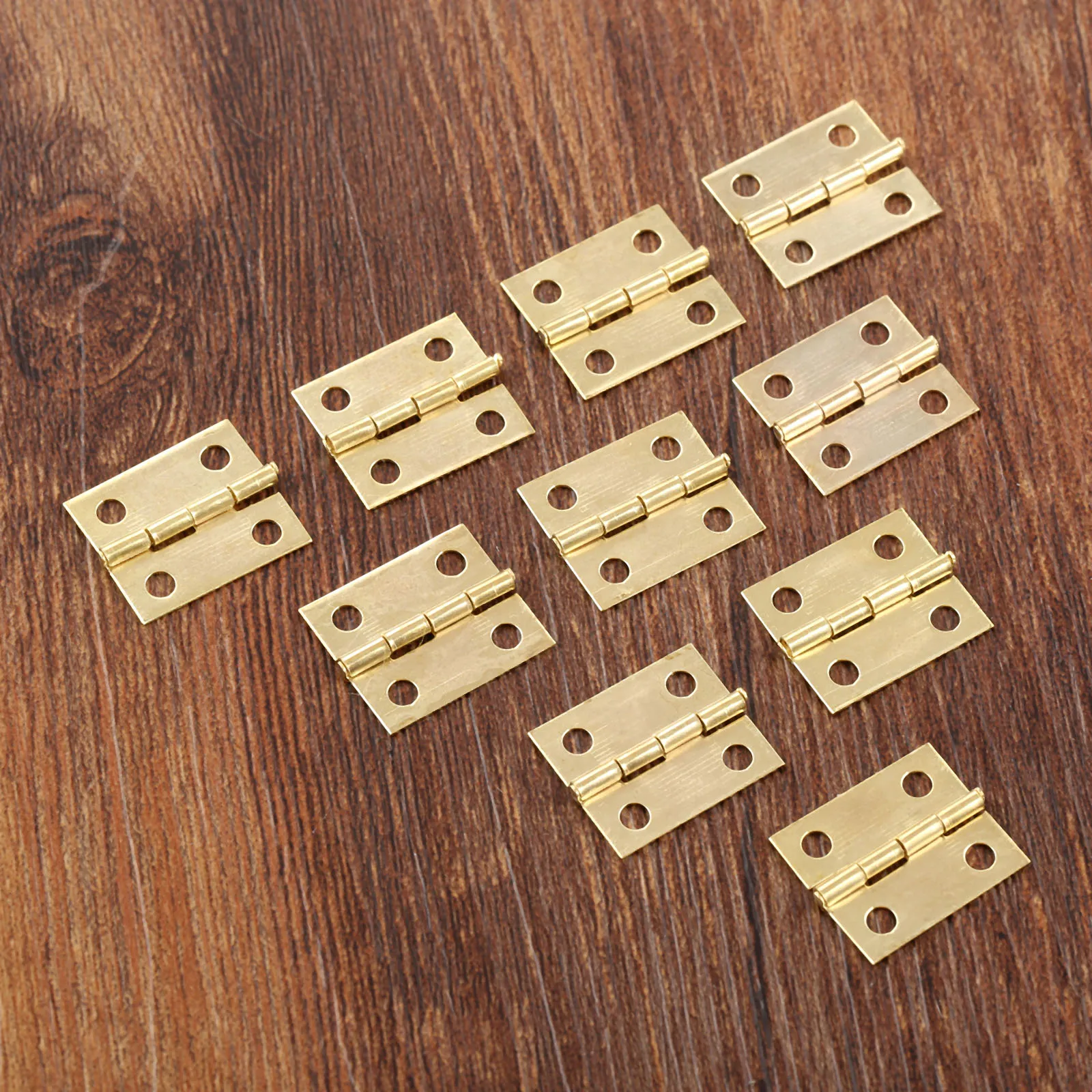 Furniture Hinge Wooden Box Hinge Cabinet Hinges 20Pcs 18*16mm With Screw