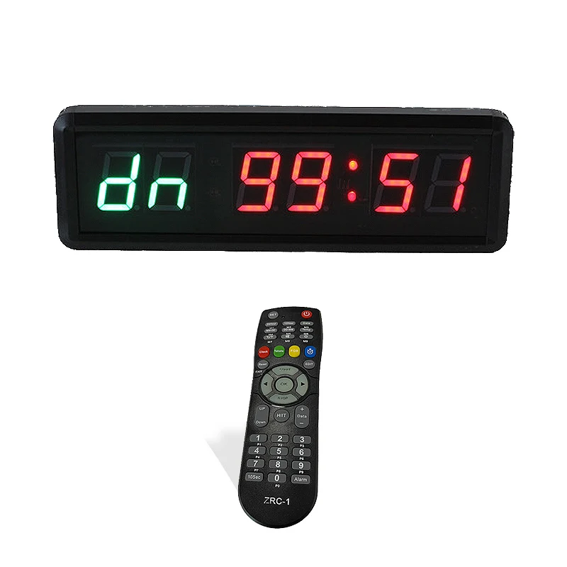 Orologio Da Tavolo Da Palestra Con Timer A Intervalli, Conto Alla Rovescia O Cronometro, Fornitura Di Fabbrica, 1,5 Pollici