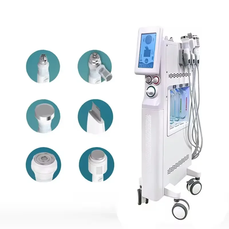 Newest Microdermabrasion 6 in 1 Machine Beauty Salon Cleaning Hydra Special Bubble Pen Skin Big Bubble Beauty Facial Instrument
