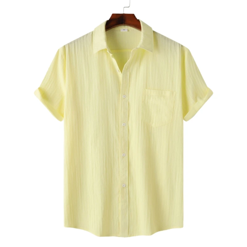 

Short Sleeve Shirts Man Shirt Men Luxury Tiki Free Shipping Men's Clothing Fashion Fugees Beach Blouses Social T-shirts Hawaiian