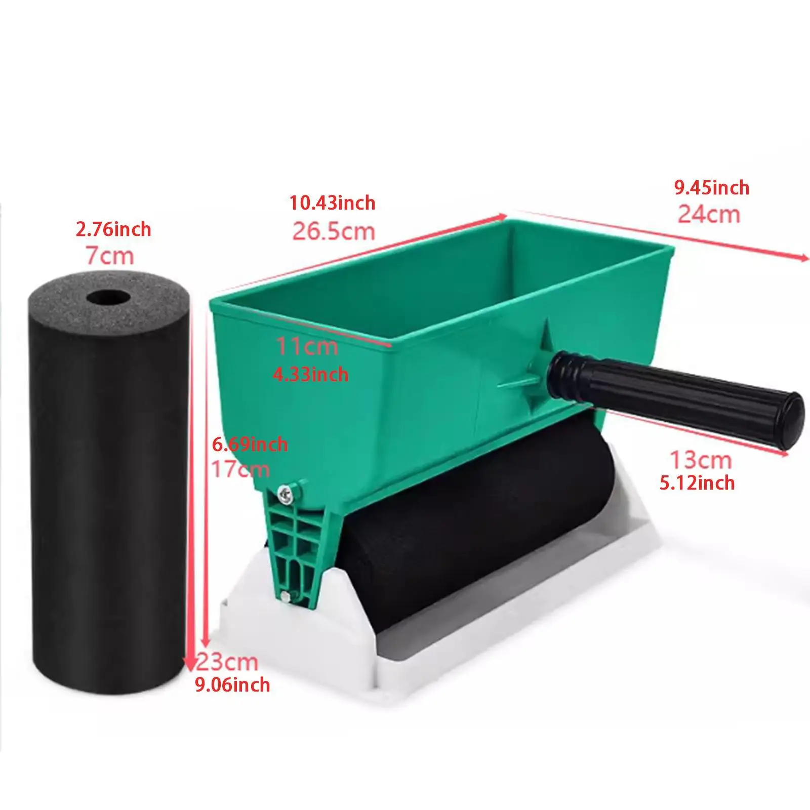 9 inch Glue Applicate Roller Portable 400ml Wear Resistant, Convenient ,Efficient Glue Spreader for Woodworkings Work
