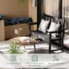 Memorial Bench   50   Weatherproof Durable Outdoor Bench  2 Person Park Bench  Easy to Move  Multi Purpose Design Ideal for Por 1