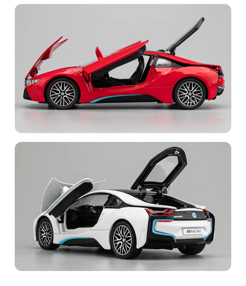 BMW I8 Supercar 1:32 Ölçekli Model Araba
