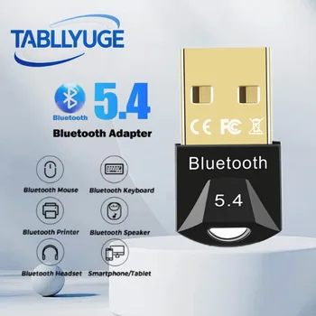 Adaptador bluetooth para pc usb bluetooth 5.4/5.3/5.1/5.0 adaptador para alto-falante mouse teclado sem fio dongle transmissor receptor 1