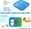 Pet Placemat Dog Lick Mats Cat Slow Feeding Mat Cats Dogs Grooming and Training Feeding Supplies Silicone Eating Slowly Food Pad 5