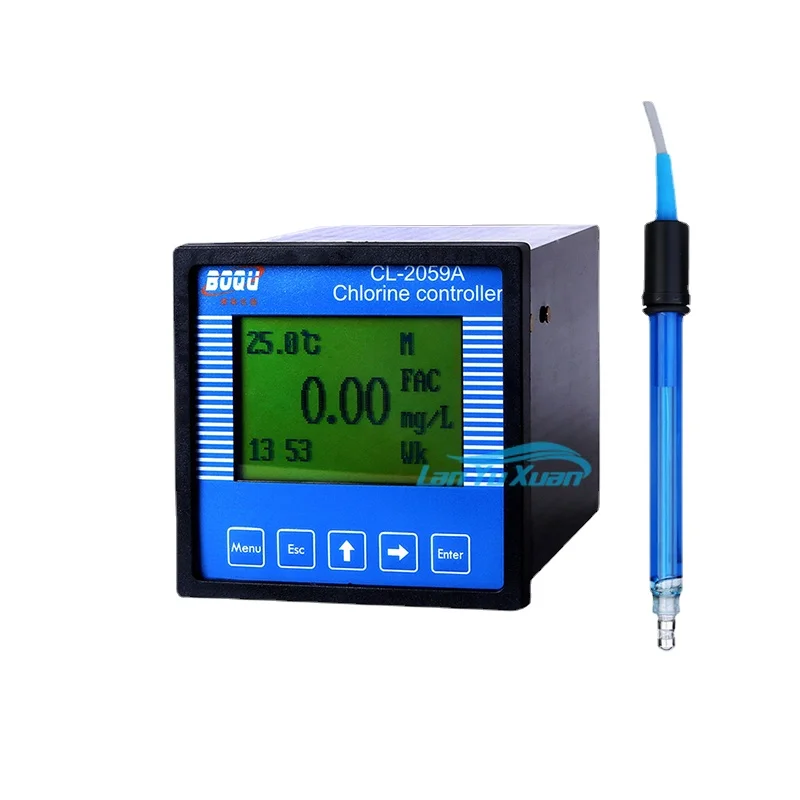 

CL-2059A Best Quality Online Residual Chlorine Analyzer Meter Controller Free Sensor Probee