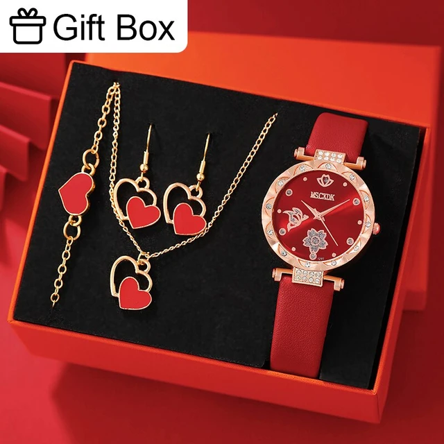  4pcs Watch Storage Box Dainty Jewelry Travel Watch