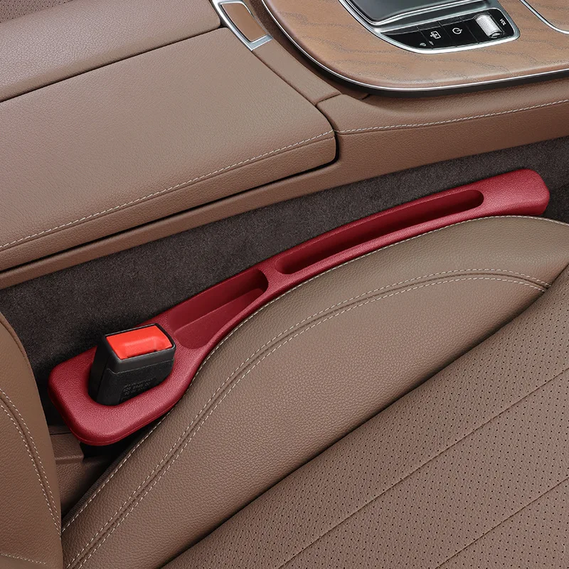 Car Seat Gap Filler with Anti-Drop Strip & Storage Organizer -  Automotive Interior Accessories for Practical Car Organization