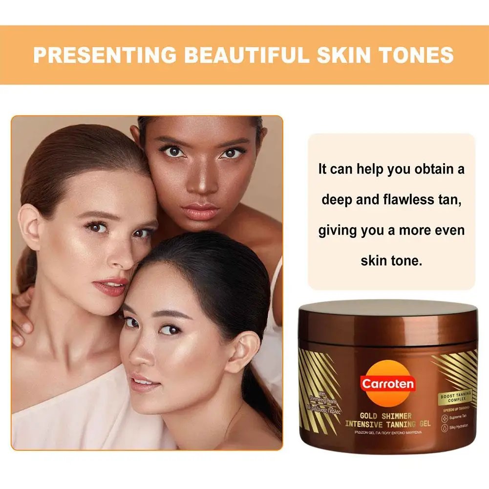 Carrot-Infused Hydrating Bronzing Gel for a Sunless, Natural-Looking Tan