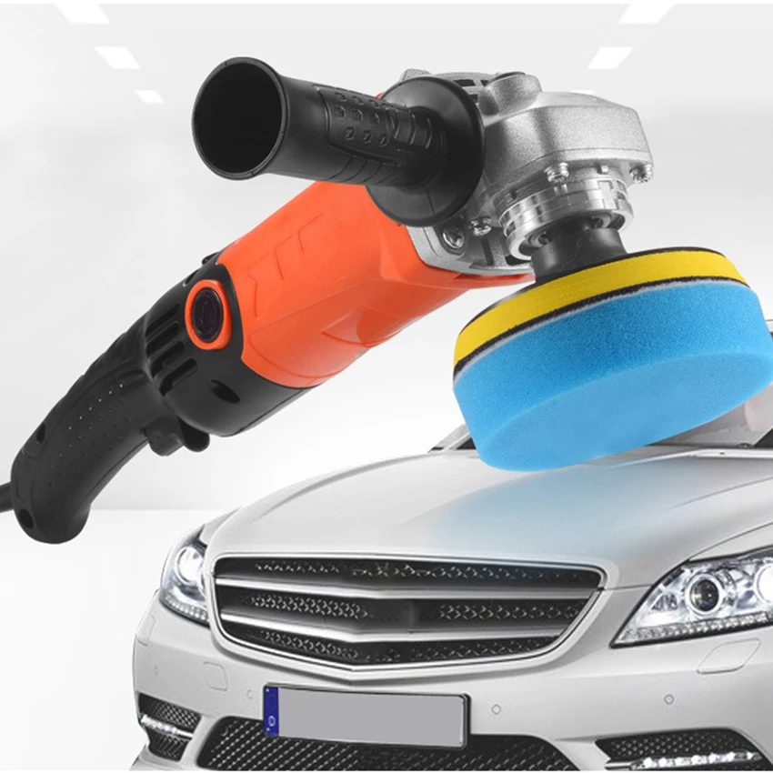 1200W 220V Adjustable Speed Car Electric Polisher Waxing Machine Automobile Furniture Polishing Tool With EU plug