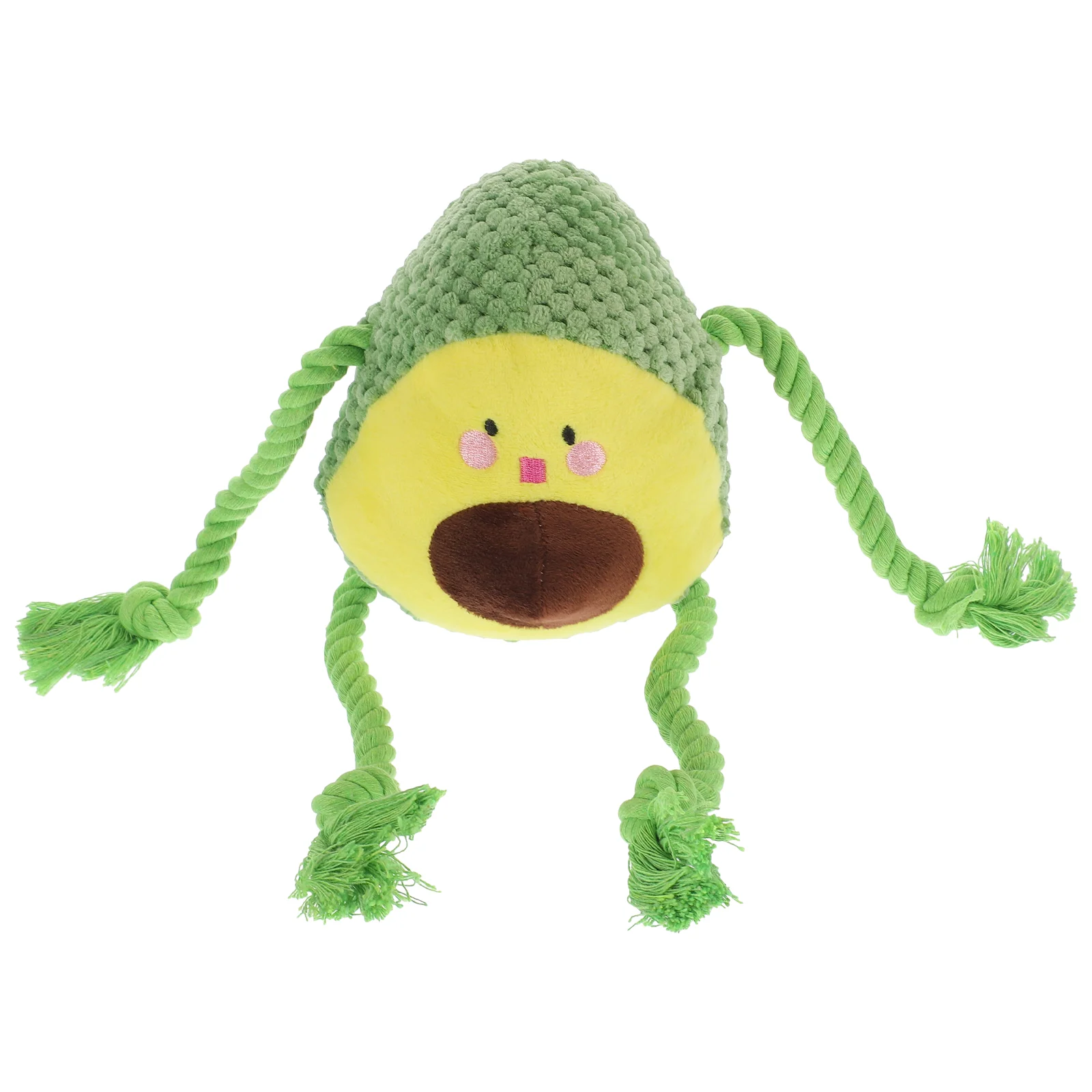 

Squeaky Plush Pet Toy Dog Chewing Toy Teeth Grinding Toy Cat Chasing Rope Toy
