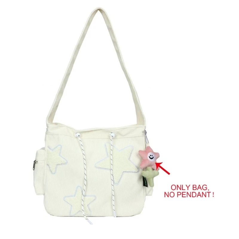 

Сумка через плечо Женская легкая японская симпатичная вельветовая сумка Простая сумка через плечо