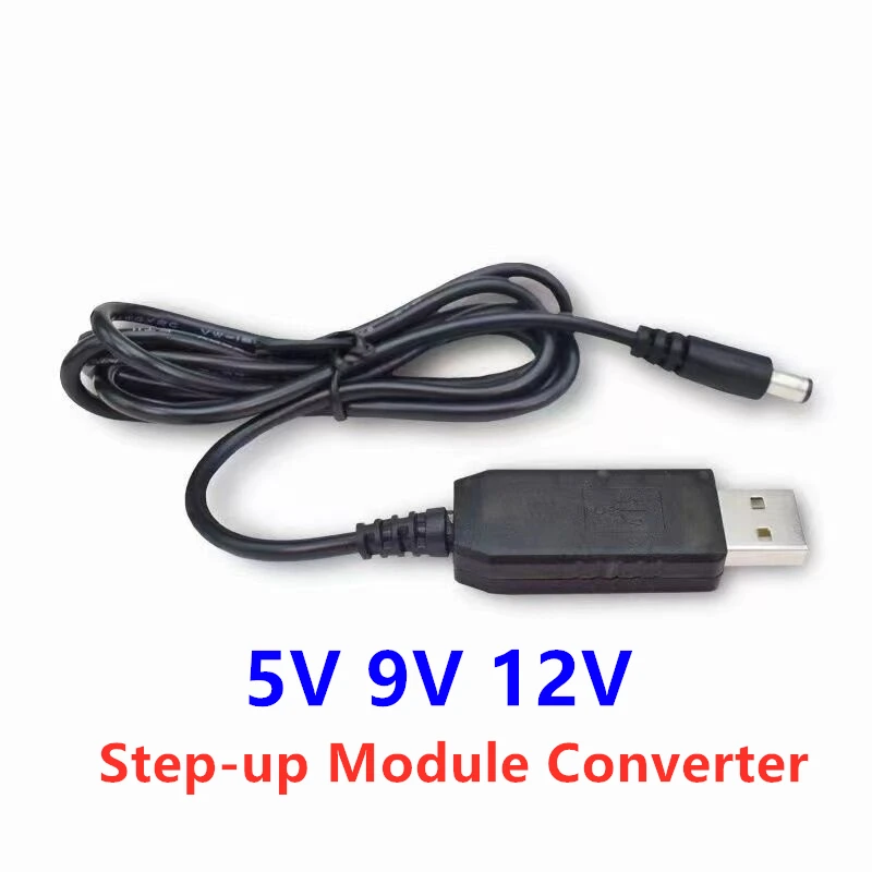 USB DC 5V to DC 12V Step up Cable Module Converter 2.1x5.5mm Male