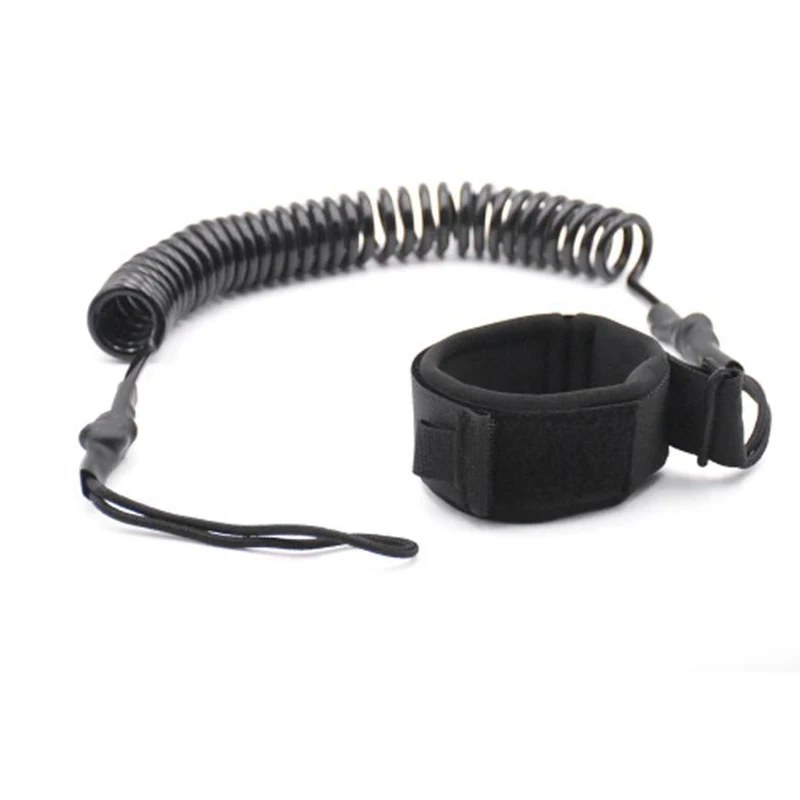 10 Feet Surfing Stand UP Paddle Board Ankle Leash Coiled Surfboard Leash Sup Board Foot Leg Rope Surfboard Raft Kayak Rope surfboard leash