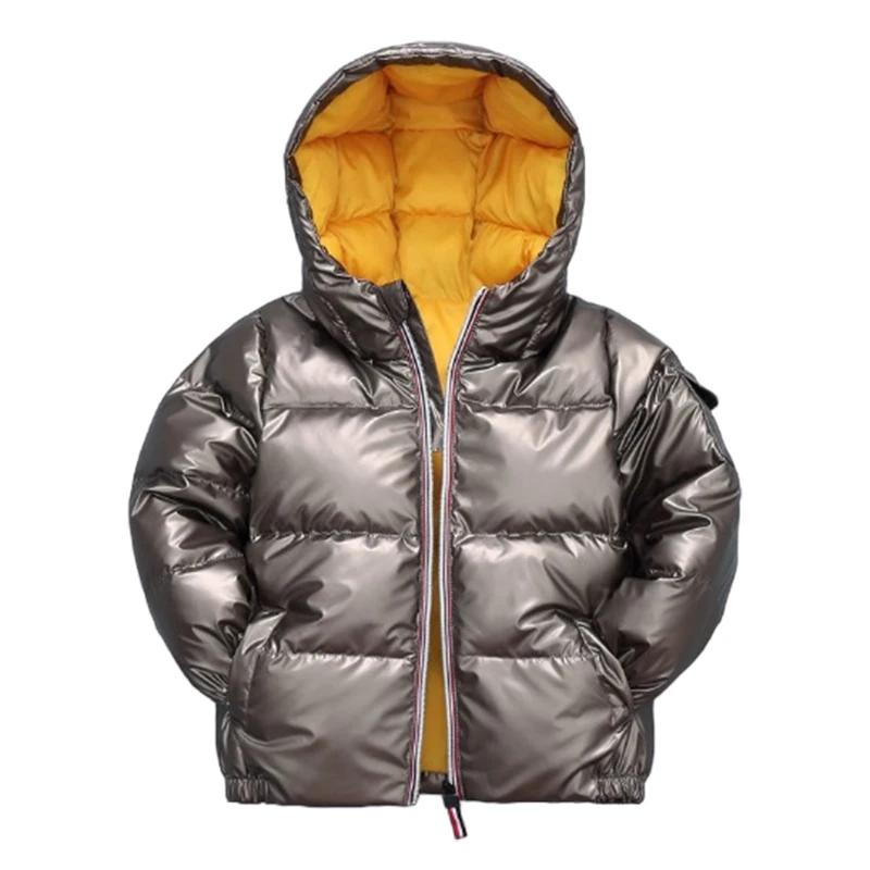 Boys Girls Hooded Down Jackets Kids Coats Winter Kids Warm Top Toddler Zipper Children Outerwear Costume down jacket children jackets