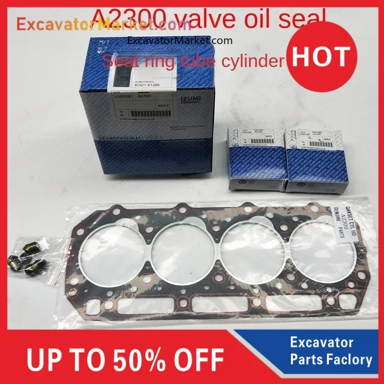 

Для термостата Cummins A2300, термостат в сборе A2300, четыре подходящих цилиндра, прокладка, клапан, направляющее кольцо сиденья, масляное уплотнение