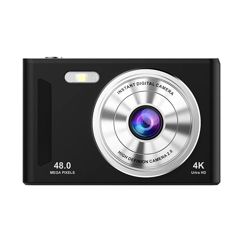 Nouvel appareil photo numérique portable 2026 : mise au point automatique, double caméra, flash, mode selfie, capteur CCD._voghion.com