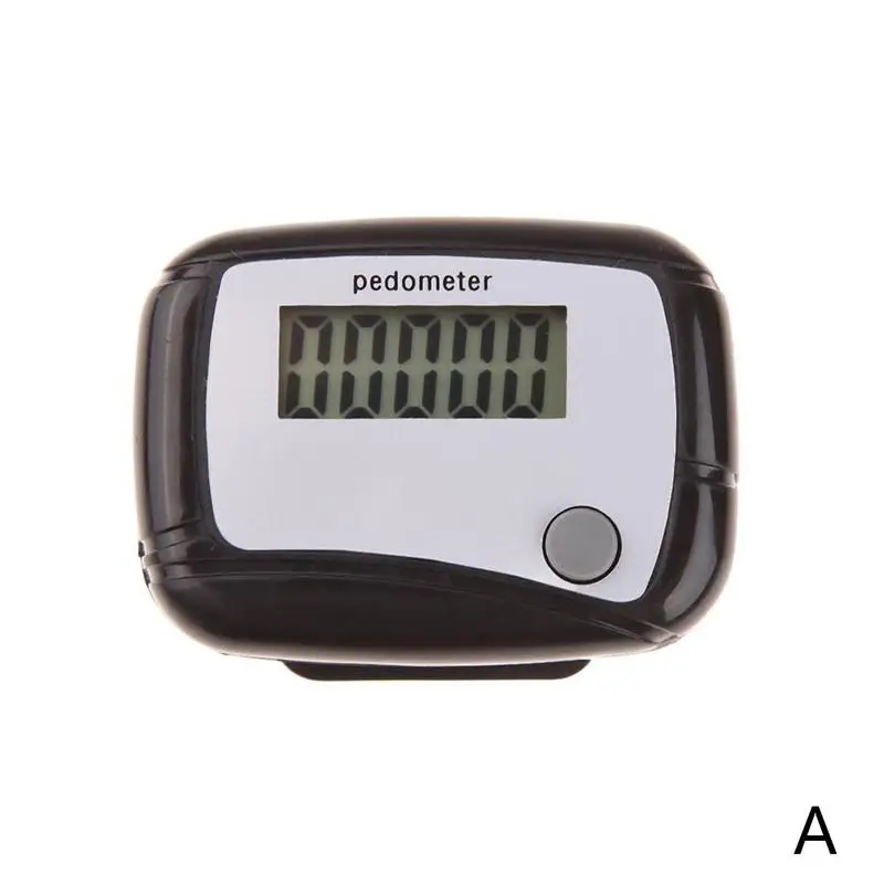 Portable Digital LCD Pedometer with Clip for Walking and Running - Steps Counter for Sports and Fitness