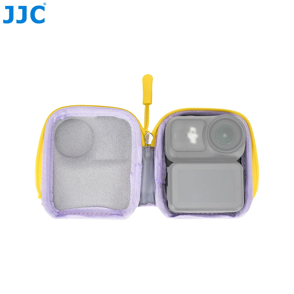 Compact Hard Shell Camera Case with Carabiner and EVA Storage Pouch
