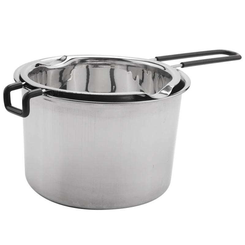 New 2 Pack Double Boiler Pot Set Stainless Steel Melting Pot For