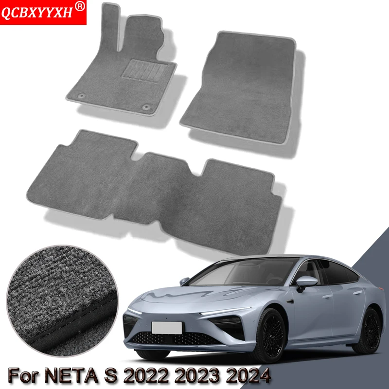 

Custom Car Floor Mats For NETA S 2022 2023 2024 Waterproof Non-Slip Floor Mats Internal Protection Carpets Rugs Auto Accessory