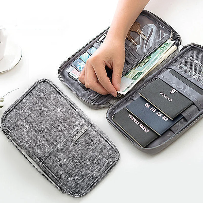 Wallet Passport Credit Card Holder Travel Credit Card Id Holder Bag