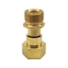 Brass High Pressure Washer Swivel Joint Connector Hose Fitting M22 14mm Thread 360 Degree Rotation Hose Sprayer Connector 4