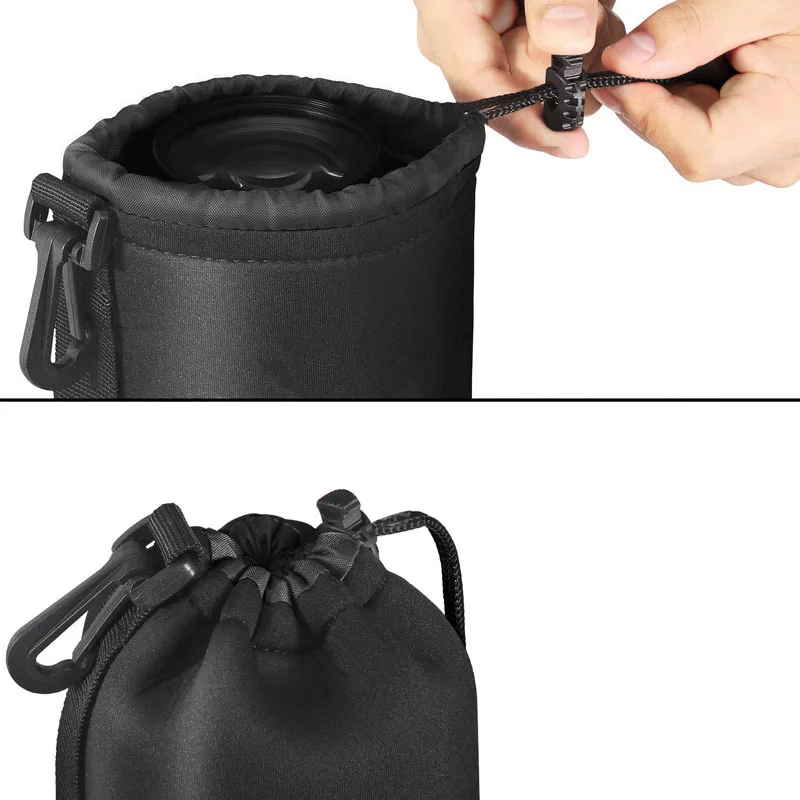 Buy one get three free! Upgraded version of SLR camera lens pack, thickened diving material, protecting lens case and barrel