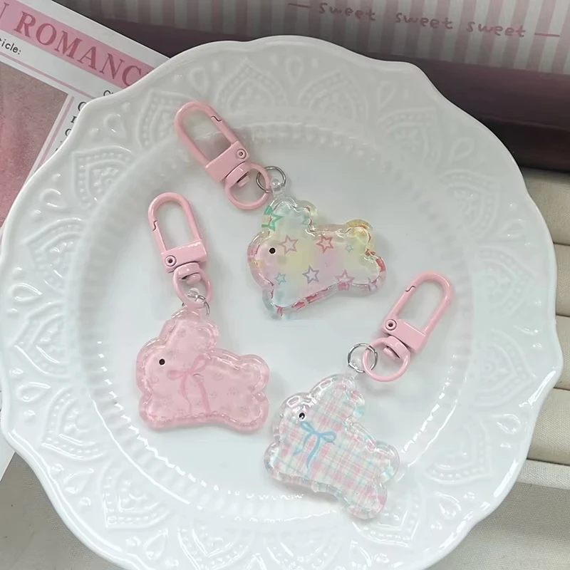 Rabbit Bag Pendant Kawaii Bunny Hanging Decoration Rabbit Key Holder ...