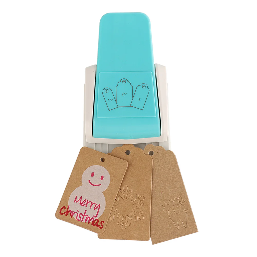 1 PC DIY Tag Puncher Paper Hole Punch Label Scrapbooking Card Making