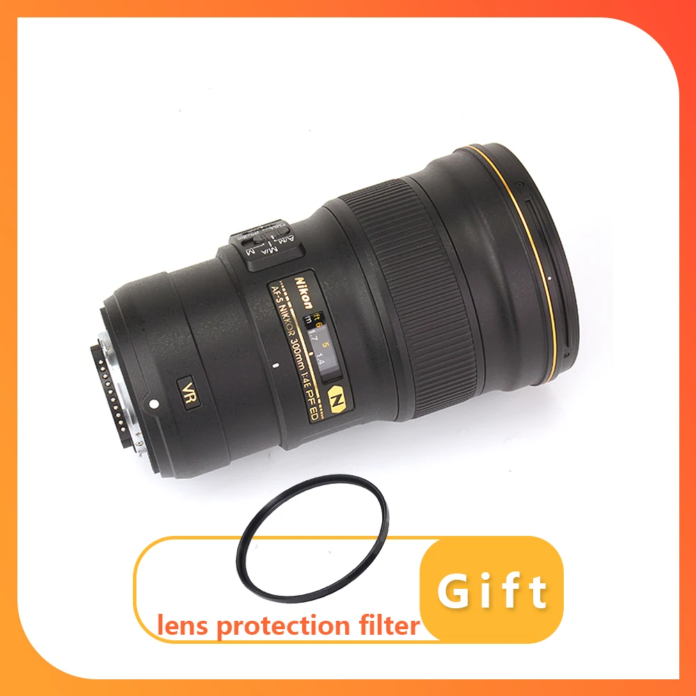 Obiettivo Nikon Af-S Nikkor 300Mm F/4E Pf Ed Vr Per Fotocamere Reflex Nikon