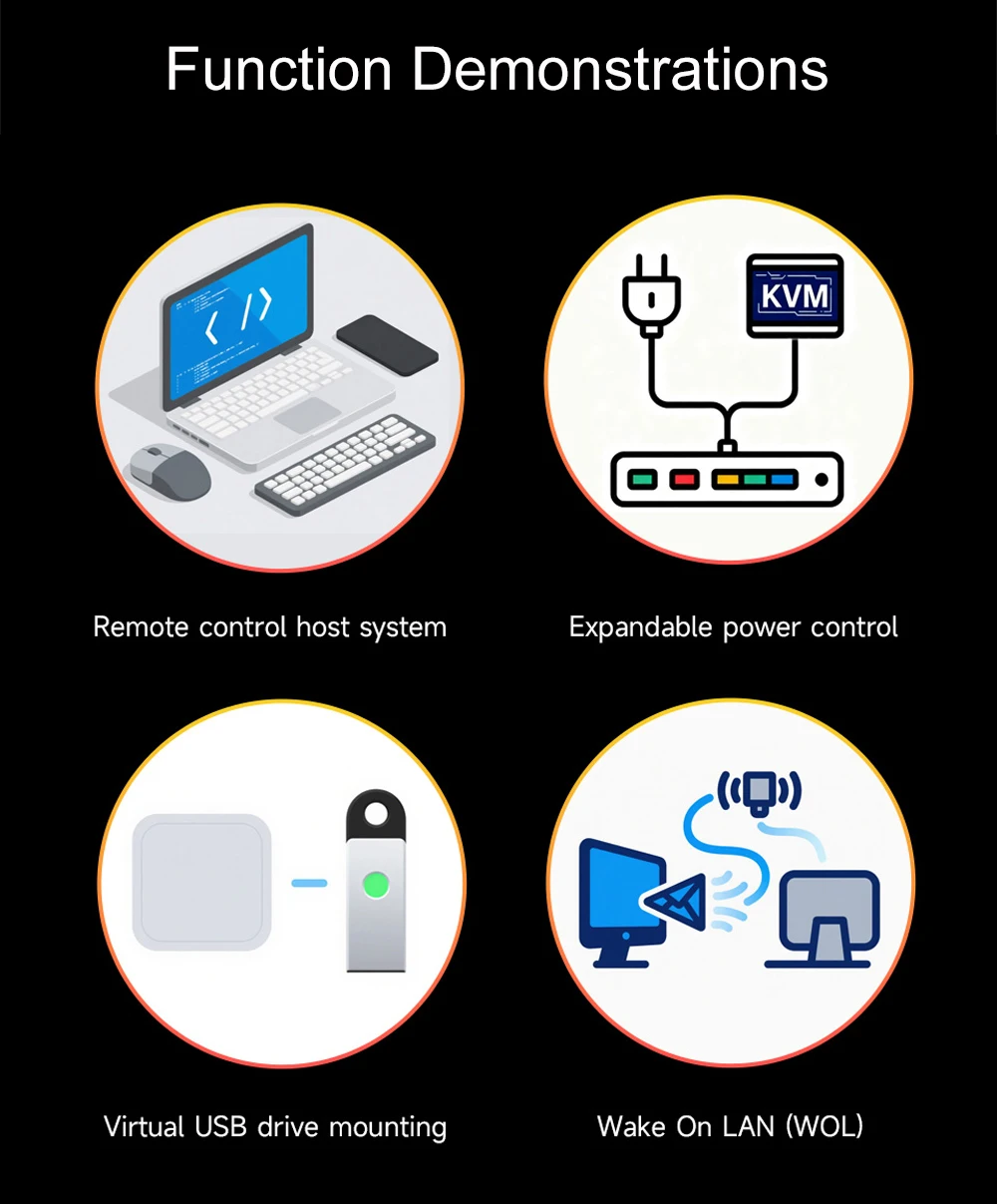 Luckfox PicoKVM Lightweight IP KVM Remote Management Tool Supports HDMI Video In