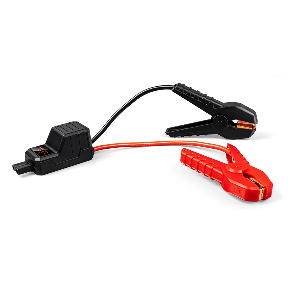 Abrazadera de Cable Camason con detección de voltaje para arrancador de  coche, accesorios de batería de emergencia automática, Clip de Cable  rojo-Negro