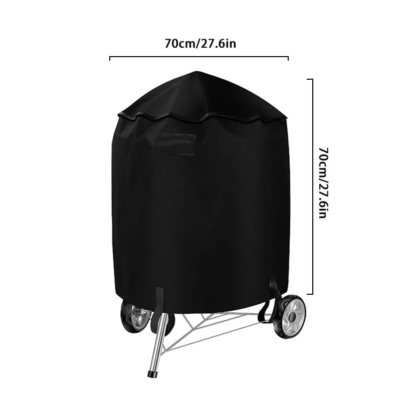Outdoor Barbecue Cover Black Outdoor Grill Cover Rain Protection BBQ Waterproof Heavy Duty Garden BBQ Protection grill cover