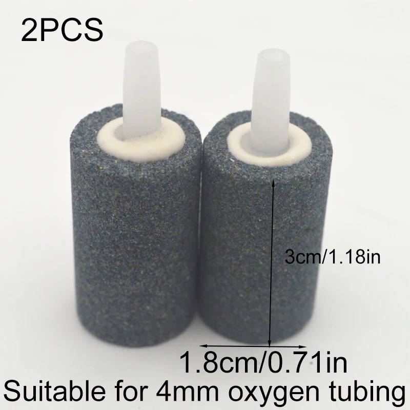 Aquarium-Luftpumpen-Zubehör, Fischbecken-Blasenstein-Belüfter, Luftscheibe, Sauerstoffstein, Luftgenerator für 4mm Sauerstoffschlauch – Detail 3