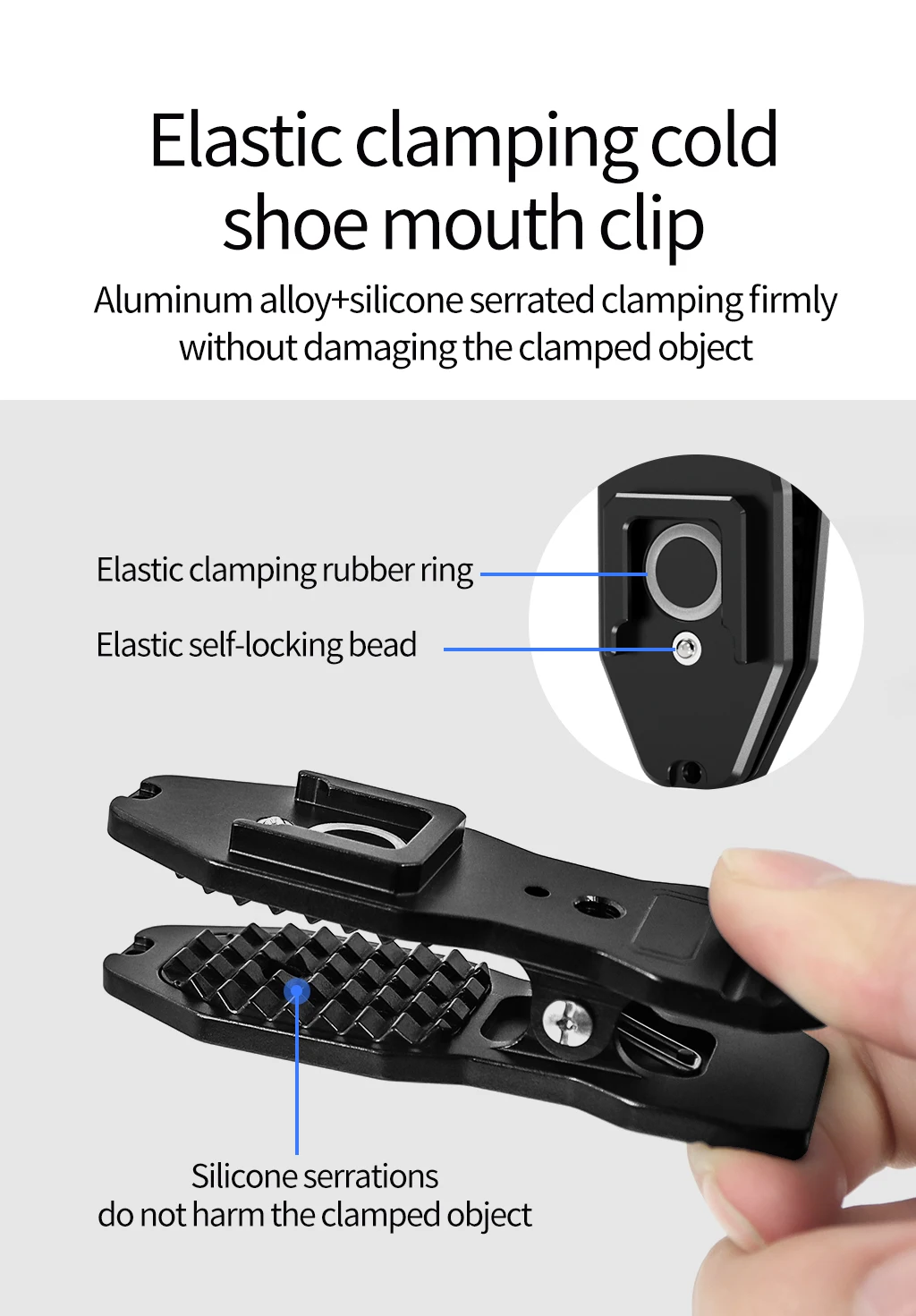 Magnetische Schnellverschluss-Basis, 1/4 Zoll Schraube, Kaltschuh-Halterung, Rucksack für Insta360 Go 3 Go 3S, schneller Clip für Daumen-Kamera-Ständer – Detail 20