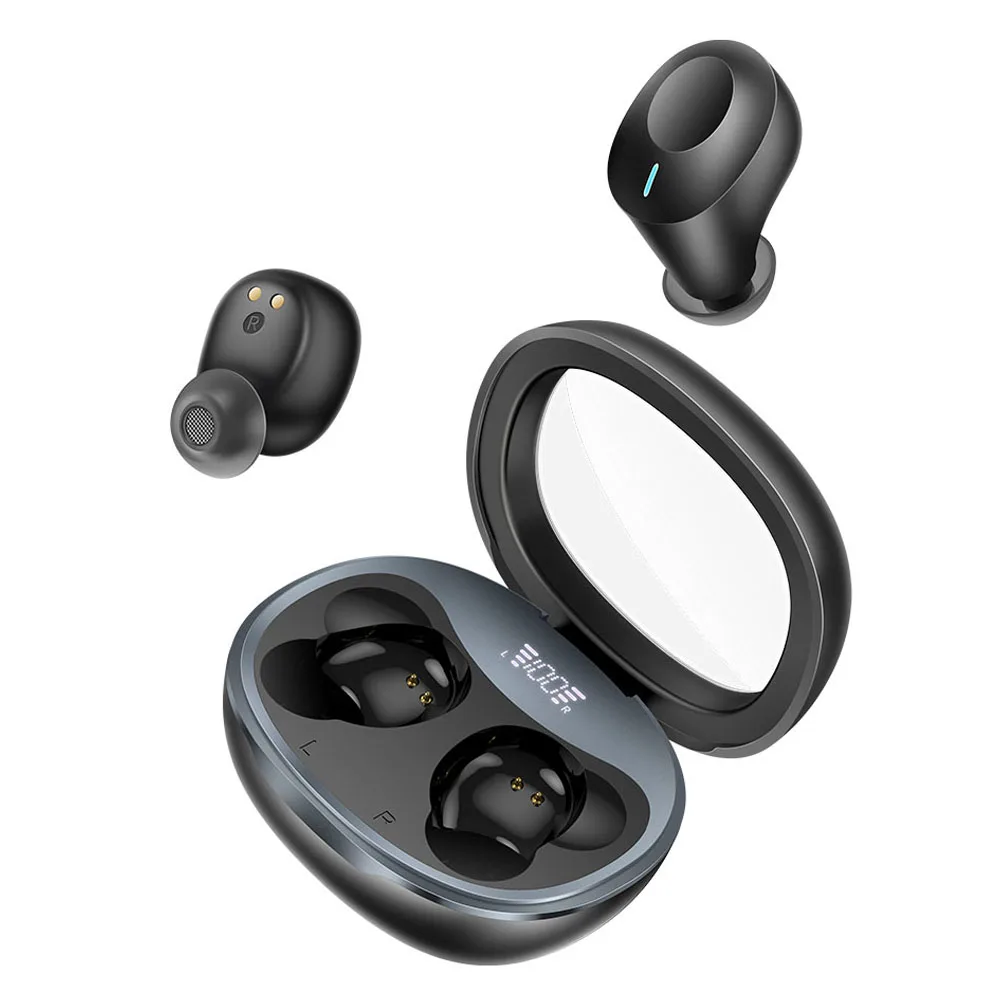 thumbnail image 1 of Auriculares inalámbricos HOCO con Bluetooth 5.3, auriculares estéreo TWS de gran capacidad y alta fidelidad con pantalla digital LED, 1 of 5