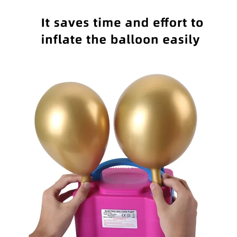 Balloon Inflator High Voltage Double Hole AC Electric EU Plug All Style Portable